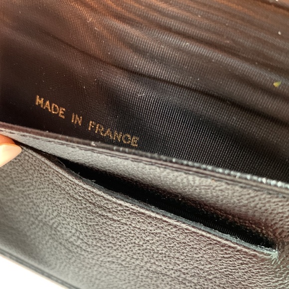 CHANEL Black Leather Agenda or Credit Card Case w/ Gold CC Logo New w/ Tags 🖤 - Picture 14 of 16